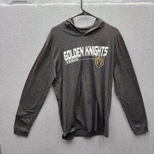Vegas Golden Knights Concepts Sport Mens Hooded Long Sleeve T-Shirt large NHL Li